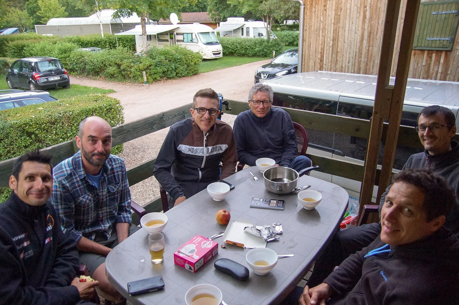 Un des nombreux bons moments en équipe