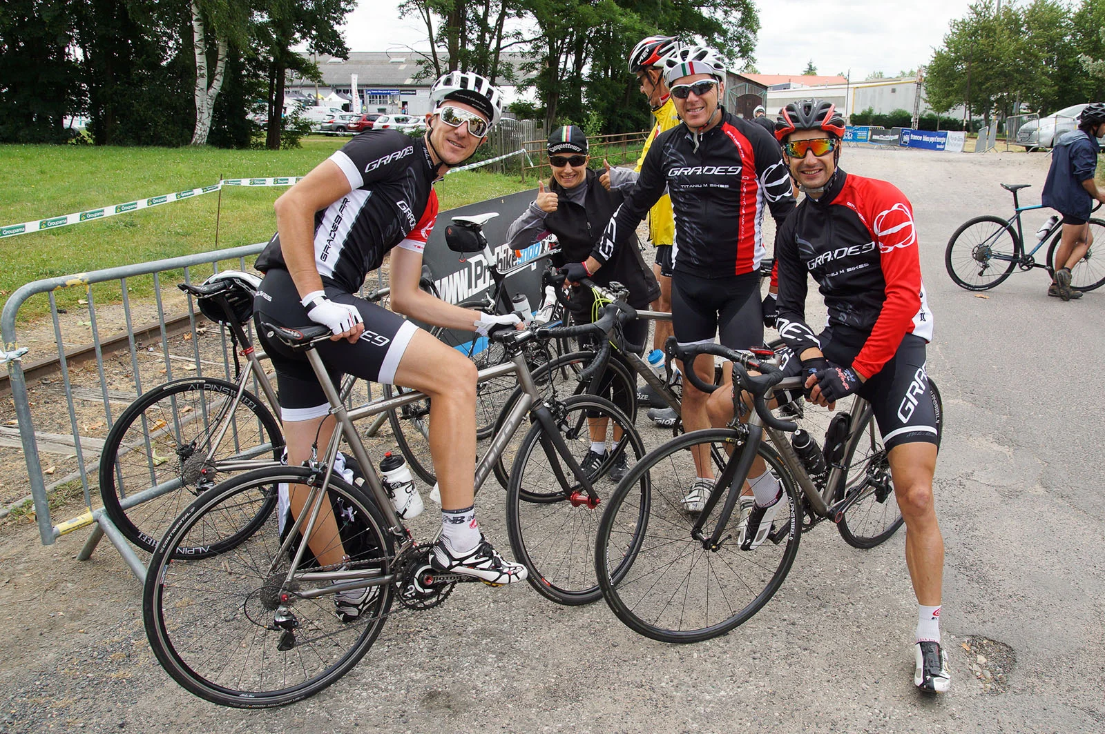 Départ de la Cyclo des Copains